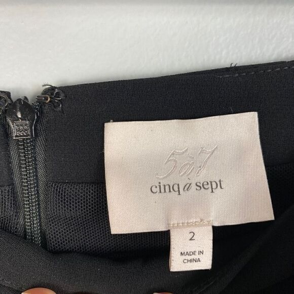 CINQ A SEPT Suri Gathered Ruffle Mini Skirt - Picture 6 of 8